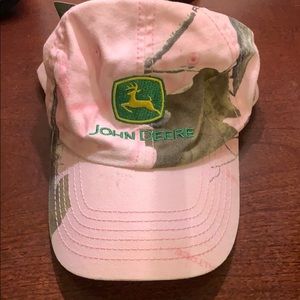 John Deere Pink Camo Baseball Cap